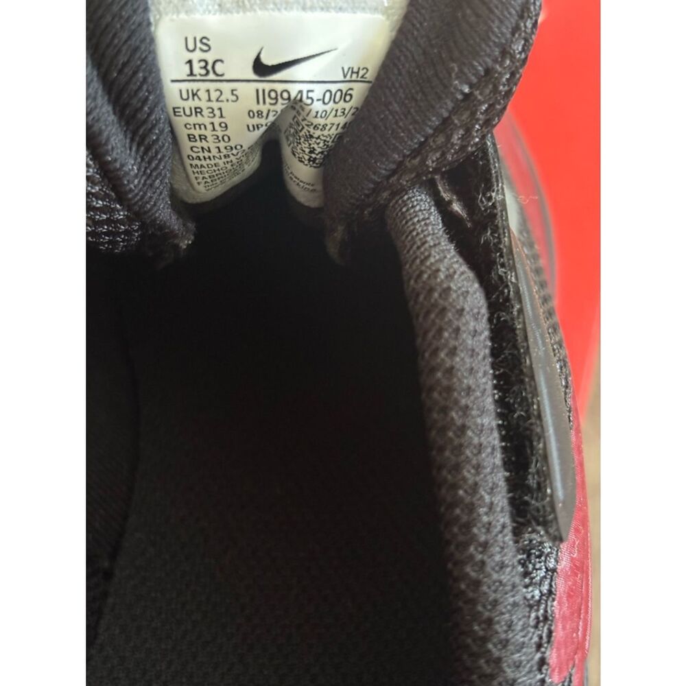 Nike Black & Burgundy Kids' Athletic Sneakers - Picture 6 of 6